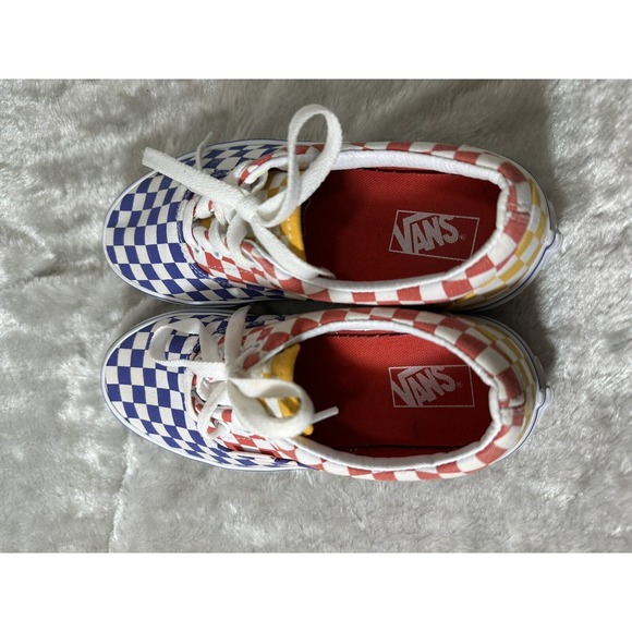 Vans Era Tri Checkerboard Multi Color Skate Sneakers Shoes Youth 4 - Picture 4 of 16